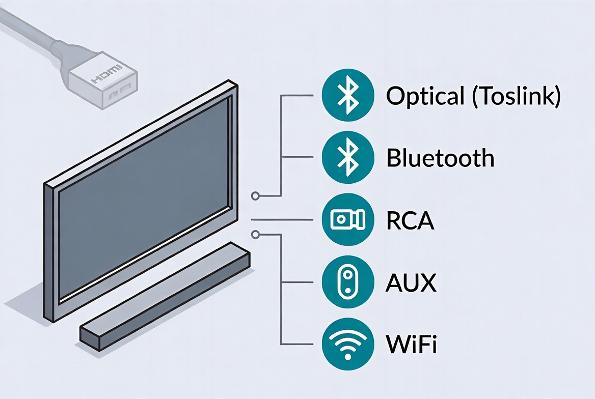 Soundbar TV Connection Overview Soundbar TV Connection Overview