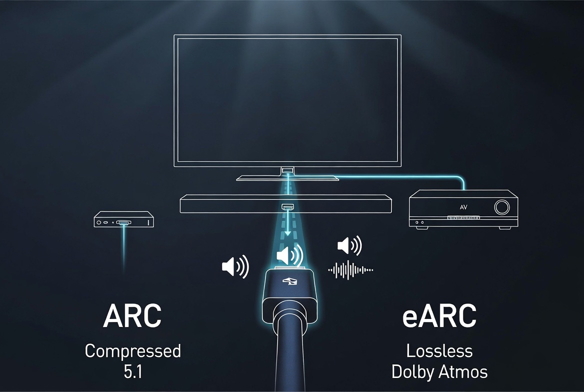 ARC And eARC Signal Path Overview ARC And eARC Signal Path Overview