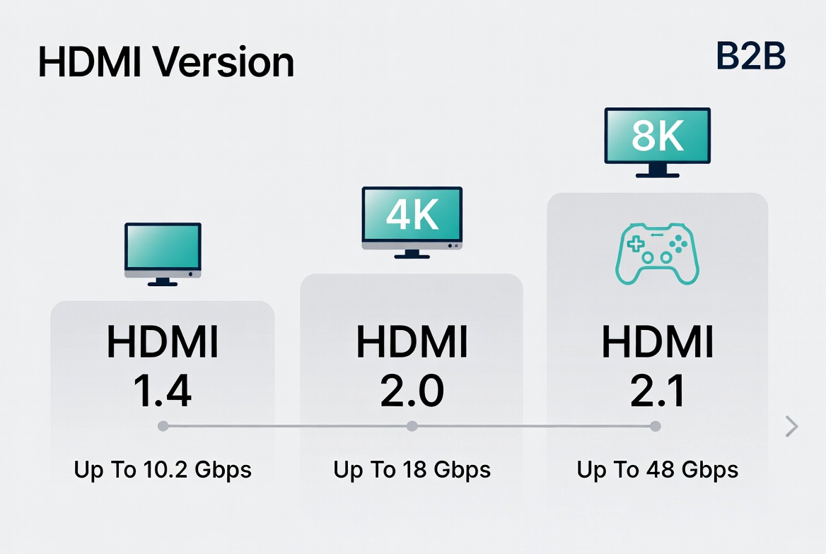 HDMI Versions Bandwidth Timeline HDMI Versions Bandwidth Timeline