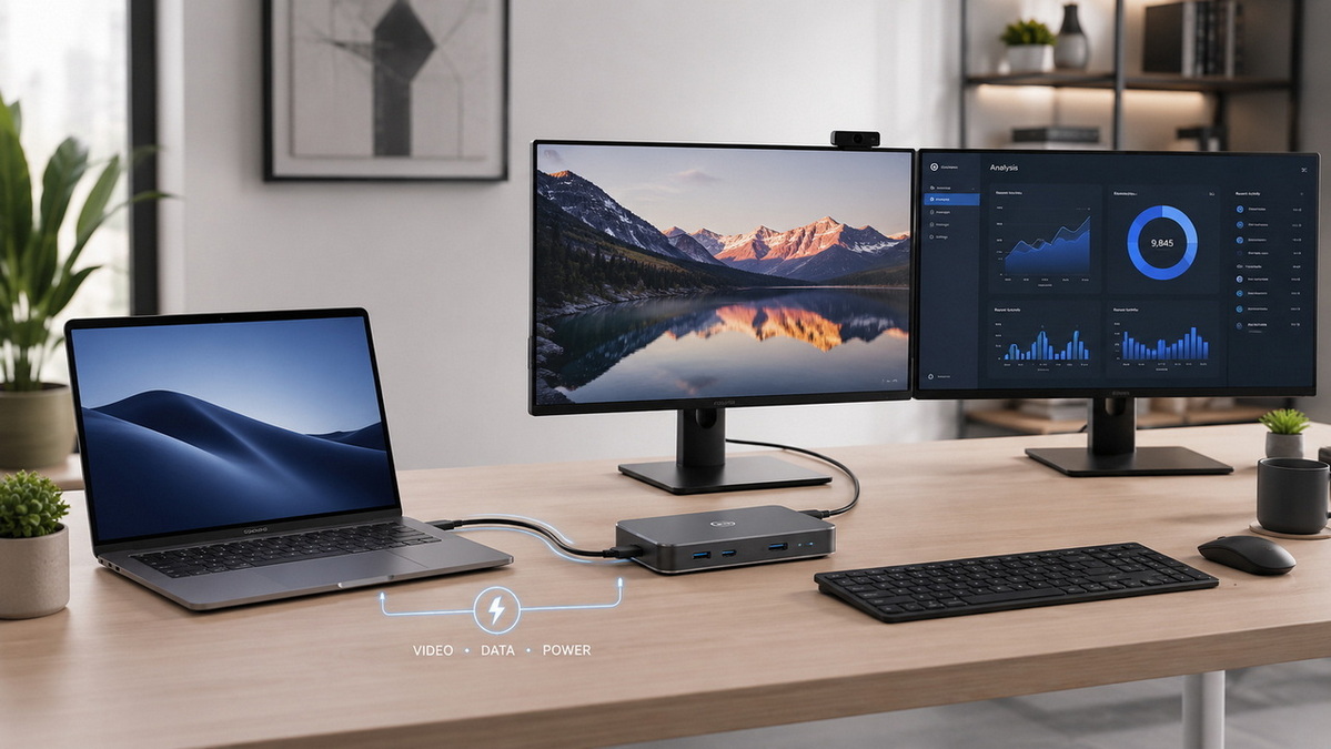 Thunderbolt Dock Single Cable Workspace Thunderbolt Dock Single Cable Workspace