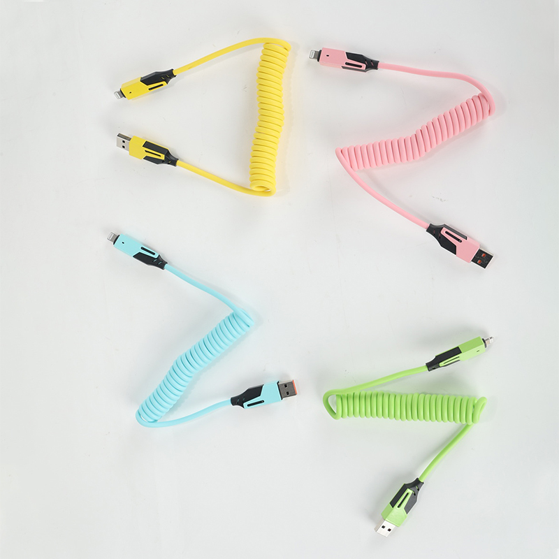 Retractable 4 in 1 Charging Cable