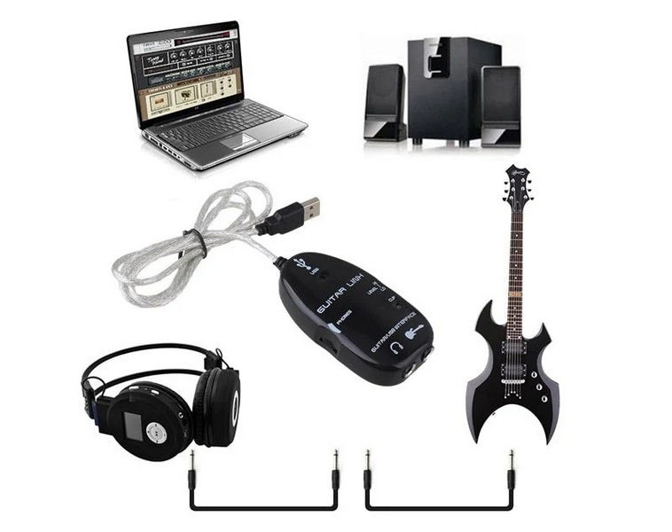 Using USB Cable For Guitar Audio Input 