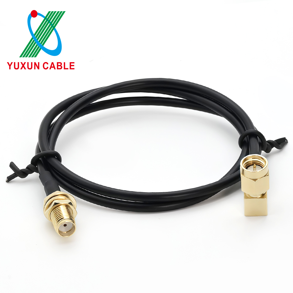 SMA Right-angle Male To SMA Female RF Cable