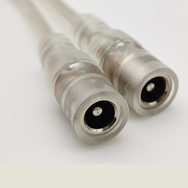 Transparent DC Female Cable