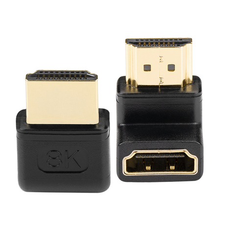 HDMI Male To Female Adaptor 90 Degree 270 Degree