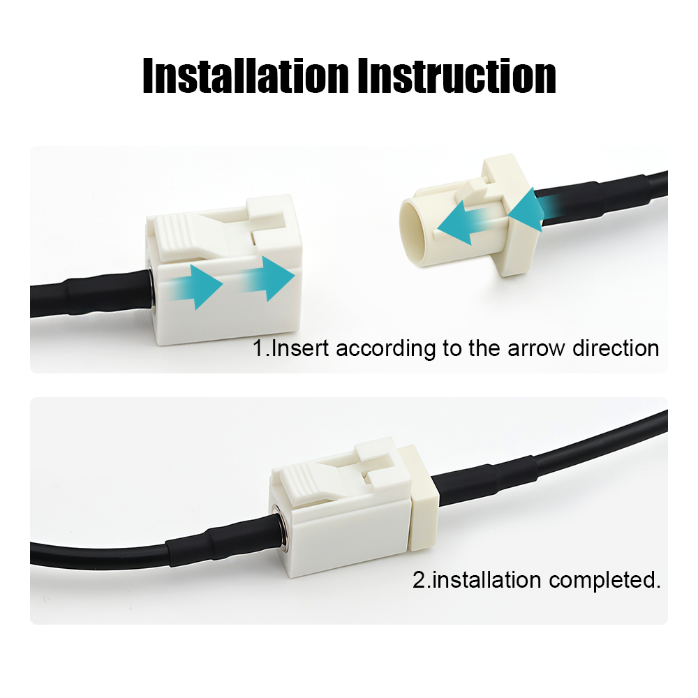 FAKRA-B Male To B Female Cable