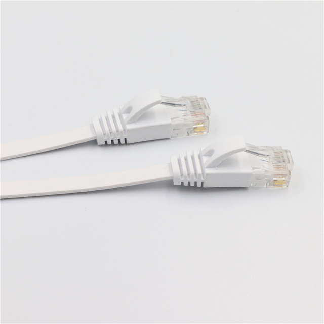 CAT6 And CAT6A UTP Flat Ethernet Cable