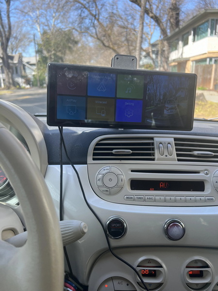 how to hide usb cable in car