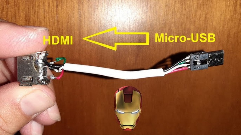how to make micro usb to hdmi cable at home_3