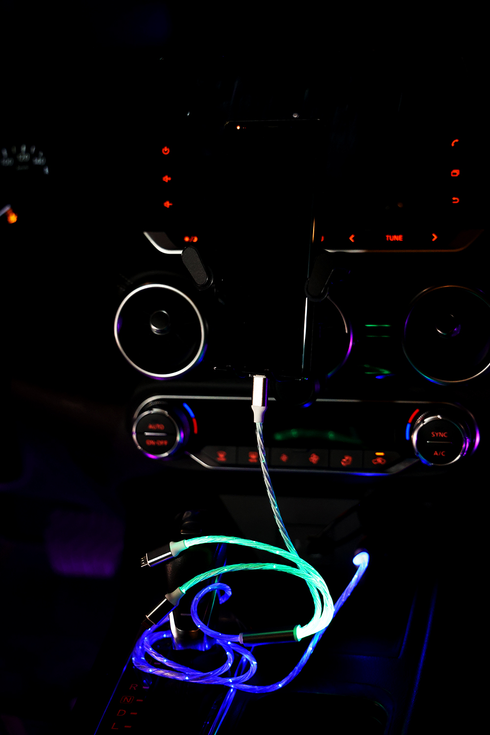 2 in 3 Multifunctional Colorful Lighting Cables