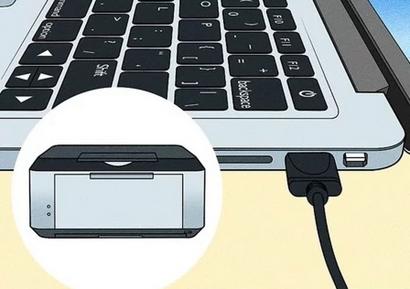 How To Connect Laptop To Printer with Usb Cable-_3