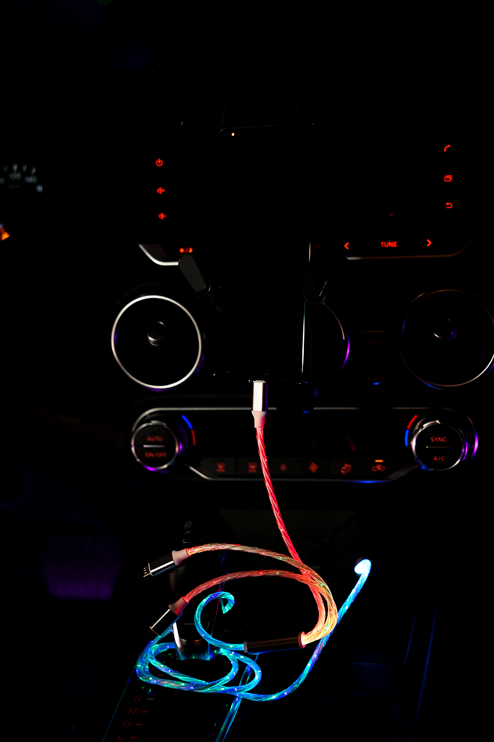 2 in 3 Multifunctional Colorful Lighting Cables