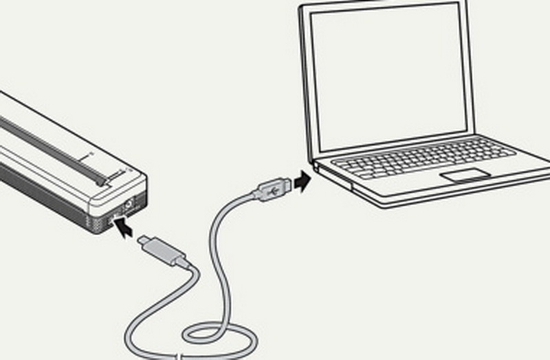 How To Connect Laptop To Printer with Usb Cable-_4