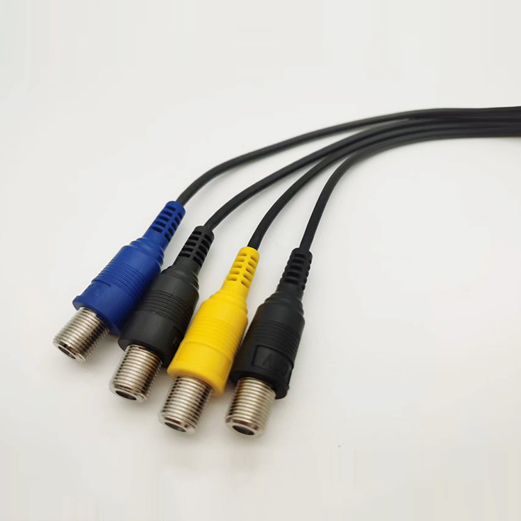 1.5C-2V Cable with F Female Connectors