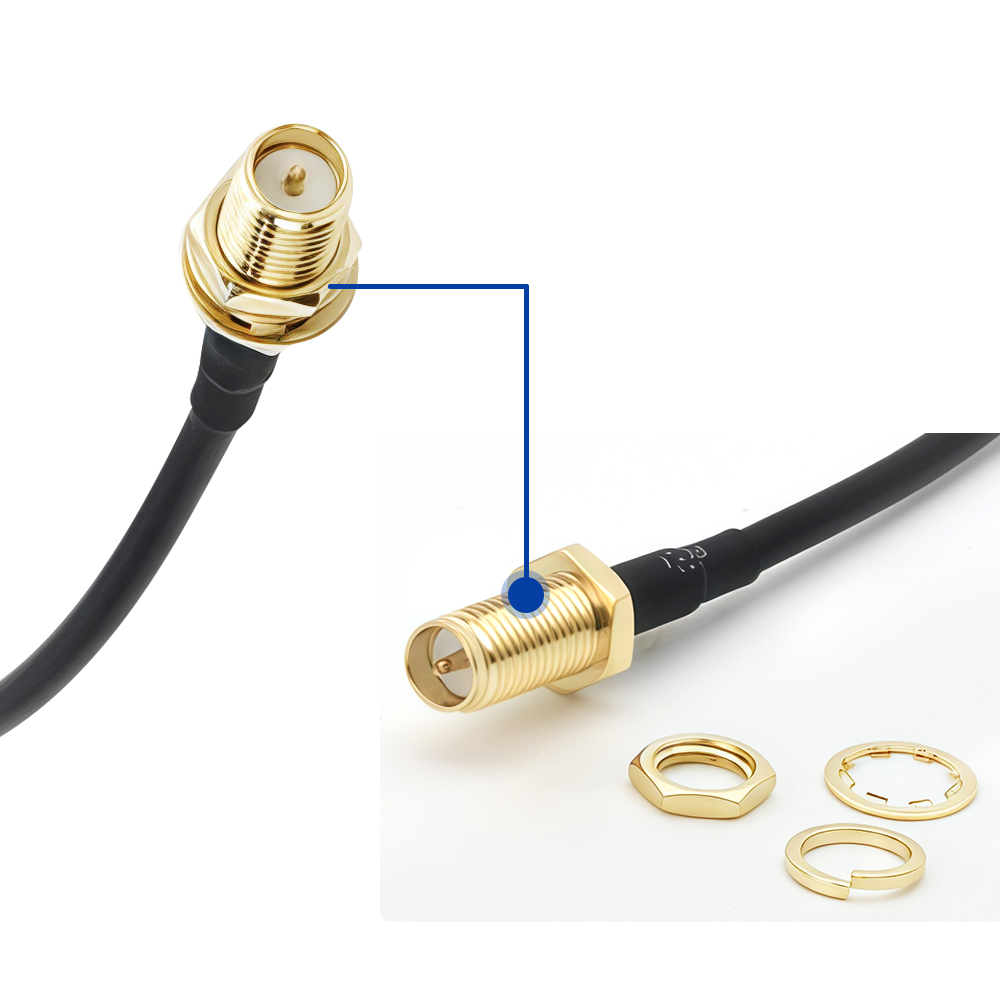SMA Male To Curved SMA Male Cable