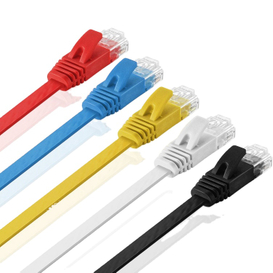 CAT6 And CAT6A UTP Flat Ethernet Cable