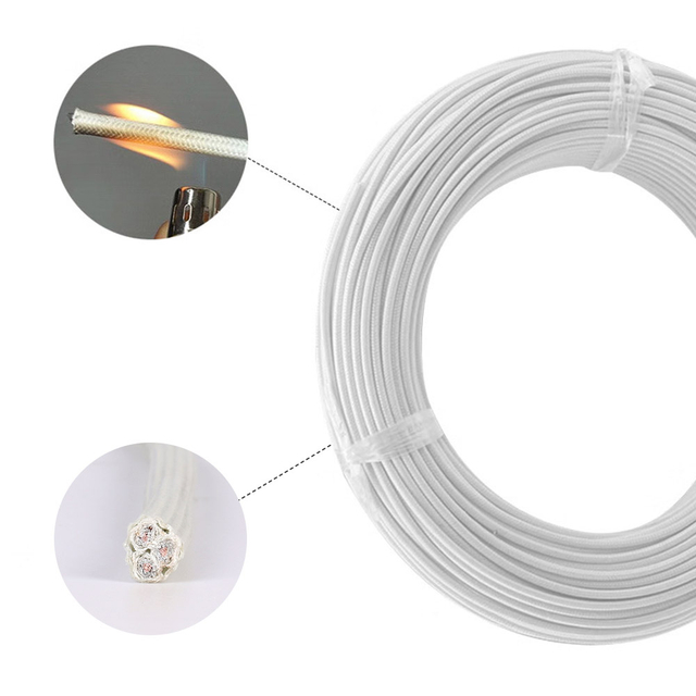 3*1.5mm² Mica Braided Wire