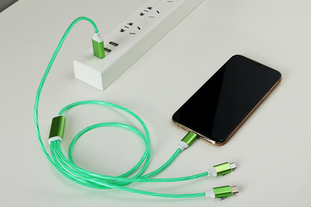3 IN 1 LED Lighting Fast Charging Cables