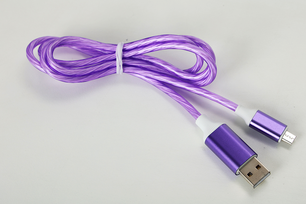 LED Lighting USB To Micro Data Cable