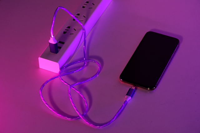 LED Lighting USB To Micro Data Cable