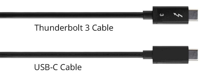 is thunderbolt cable same as USB C