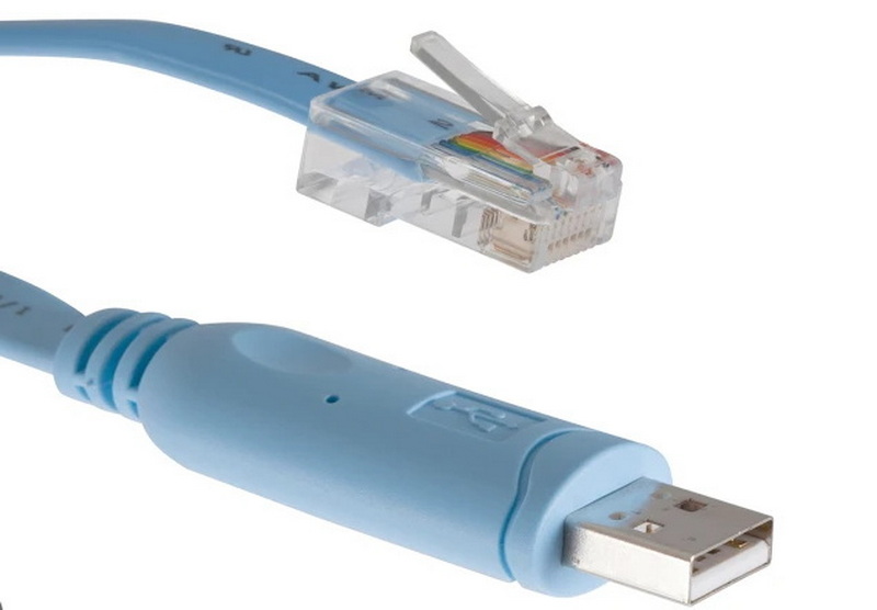 how to use USB to rj45 console cable