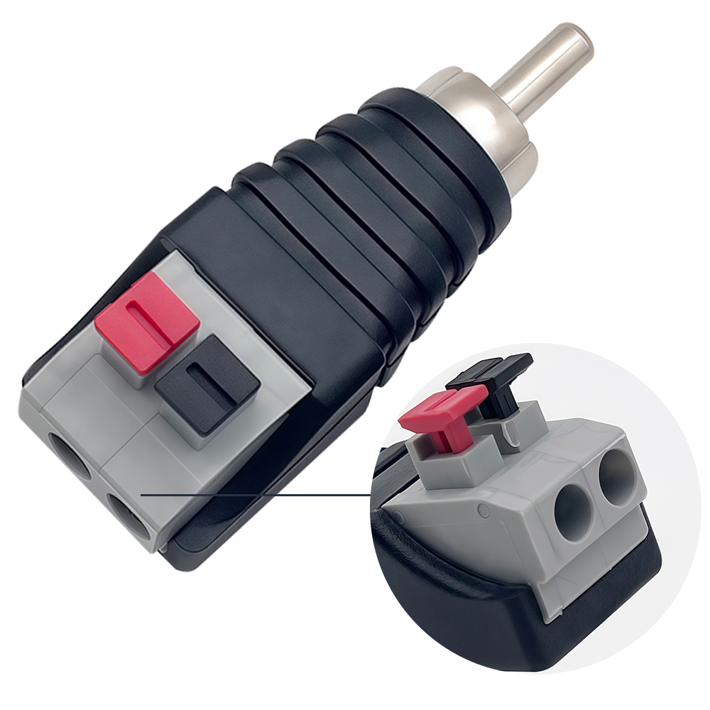 Press-type RCA Connector