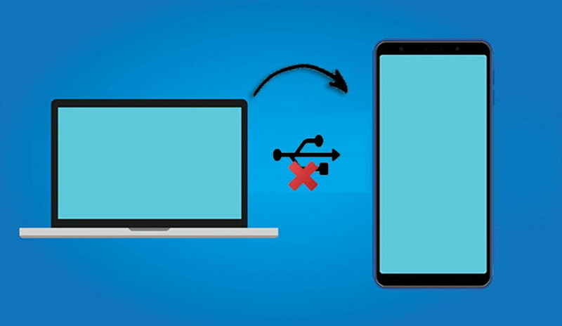 connect android phone to laptop without usb cable_2