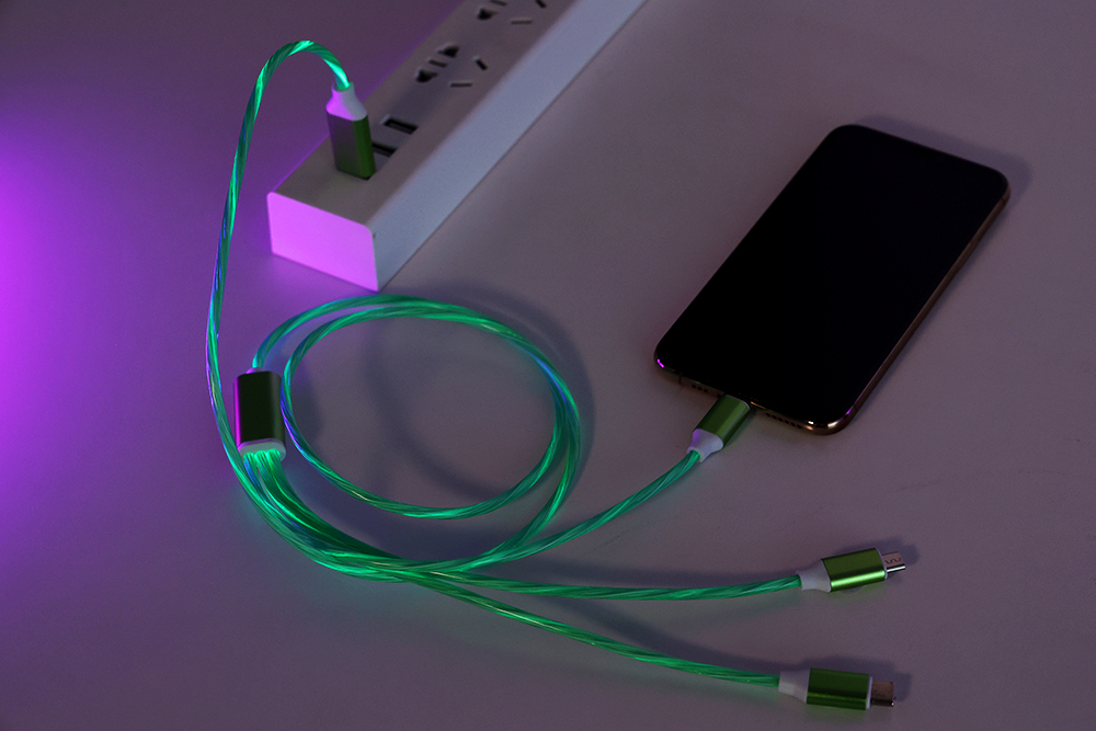 3 IN 1 LED Lighting Fast Charging Cables