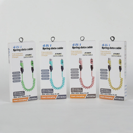 Retractable 4 in 1 Charging Cable