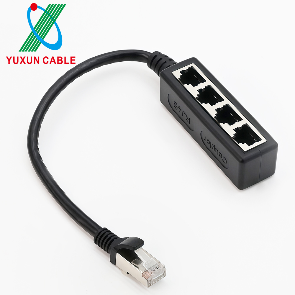 1 To 4 CAT5 RJ45 Splitter
