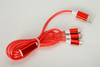 3 IN 1 LED Flowing USB Cable