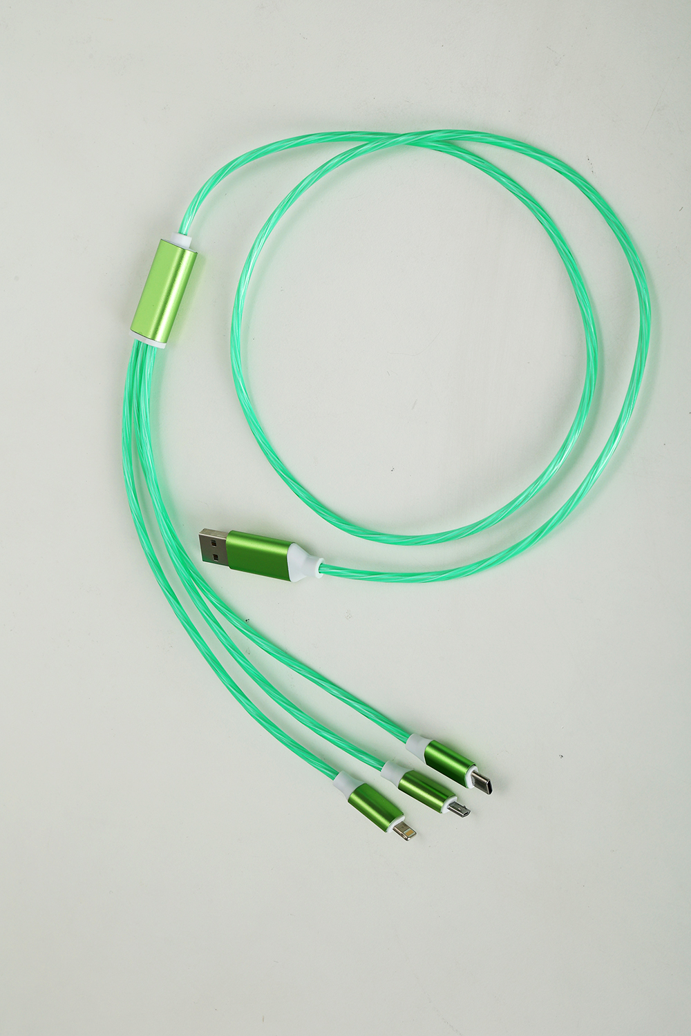3 IN 1 LED Lighting Fast Charging Cables