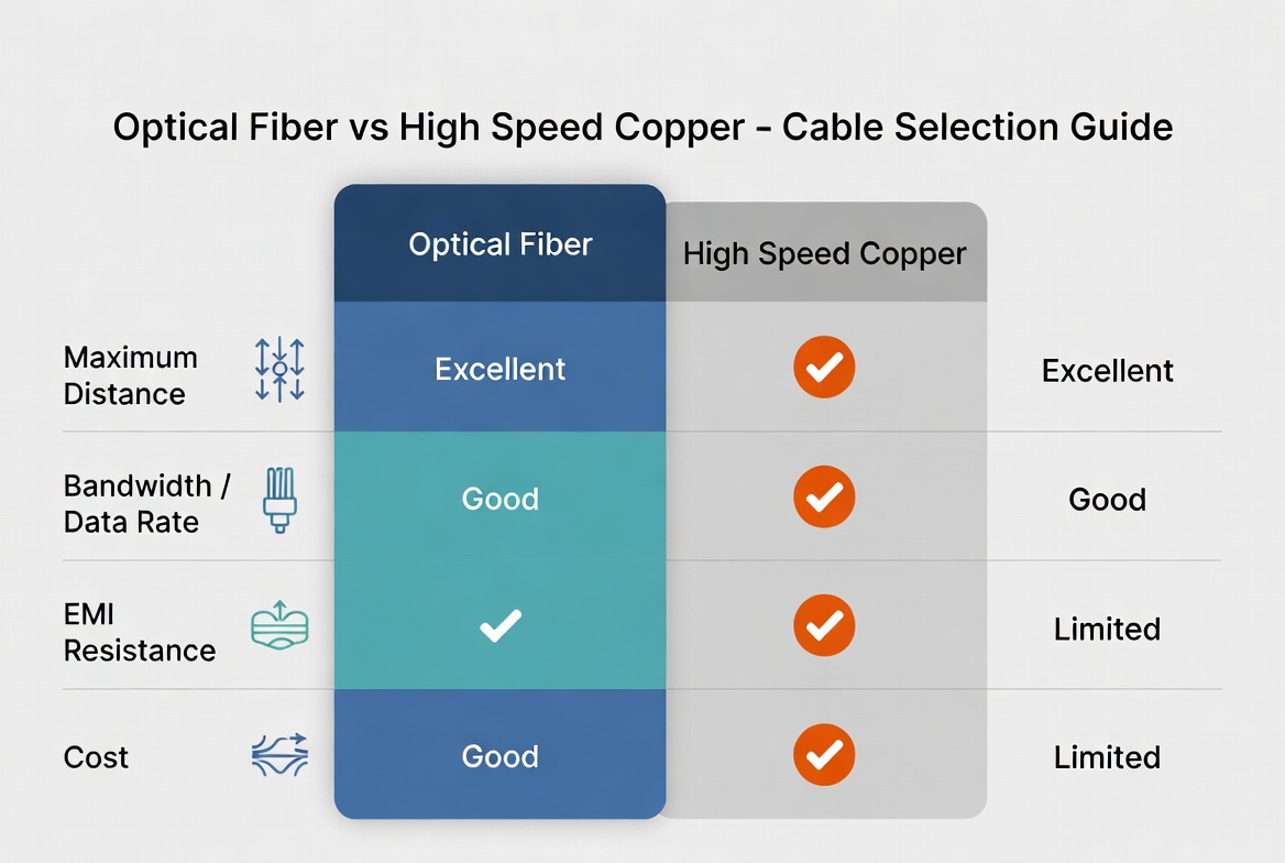 Fiber And Copper Selection Matrix Fiber And Copper Selection Matrix