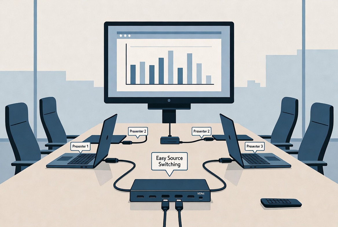 HDMI Switch Meeting Room Workflow HDMI Switch Meeting Room Workflow