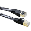 Flat Cat8 Nylon Braided Patch Cable