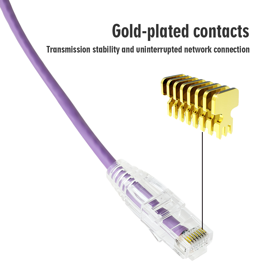 Ultra Thin Cat6 UTP Ethernet Patch Cable
