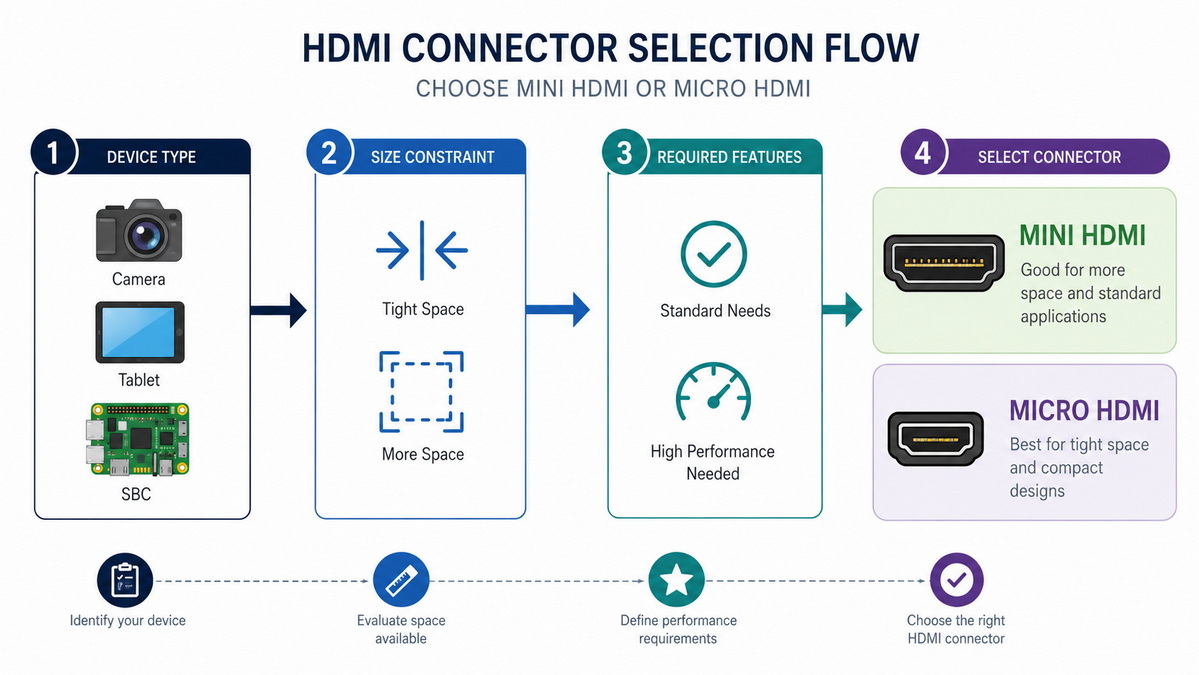 OEM Mini Micro HDMI Decision Flow