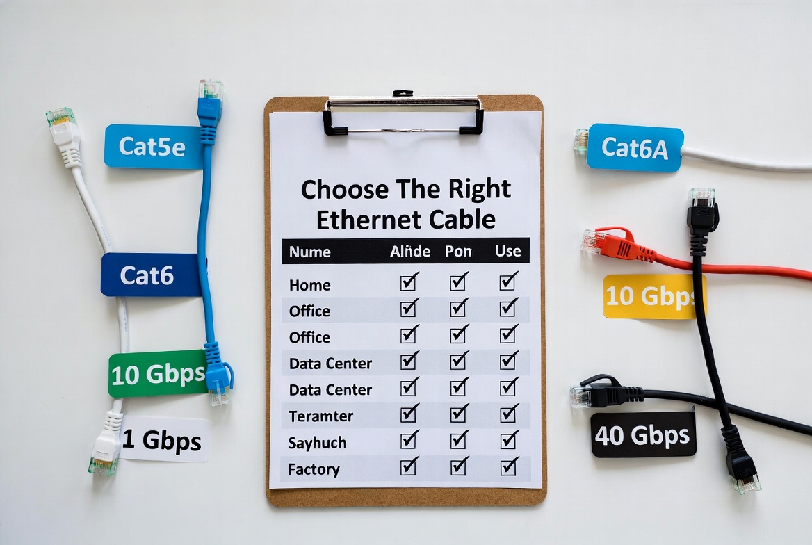 Choosing The Right Ethernet Cable Choosing The Right Ethernet Cable