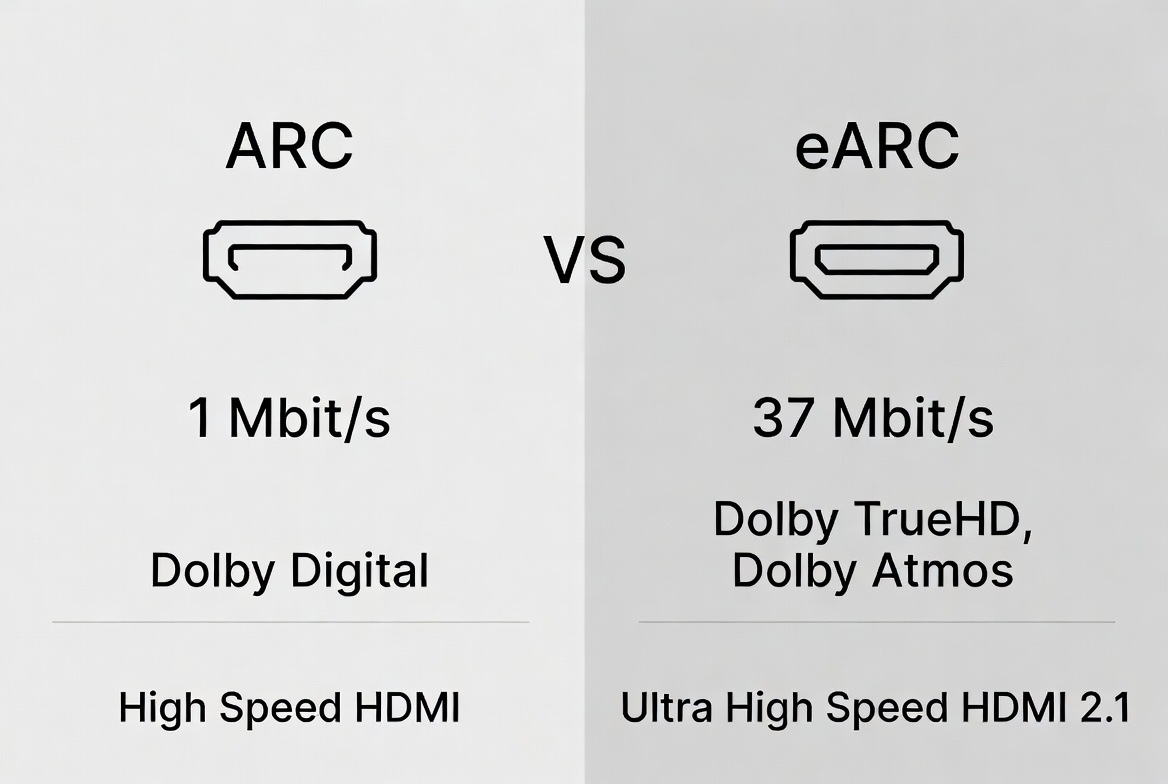ARC vs eARC Technical Comparison ARC vs eARC Technical Comparison