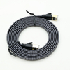 Flat Cat8 Nylon Braided Patch Cable